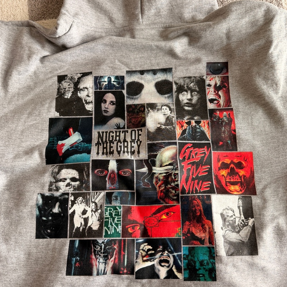 G59 Halloween Collage Graphic Hoodie